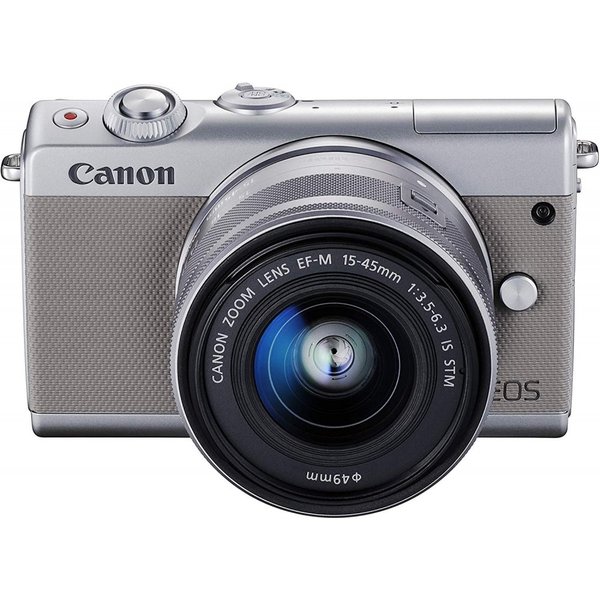 【中古】キヤノン Canon EOS M100 EF-M15-45 IS STM 水晶体一揃いの道具 薄墨色 EOSM100GY1545ISSTMLK 写真機 中古 一般受け おすすめ 高画質