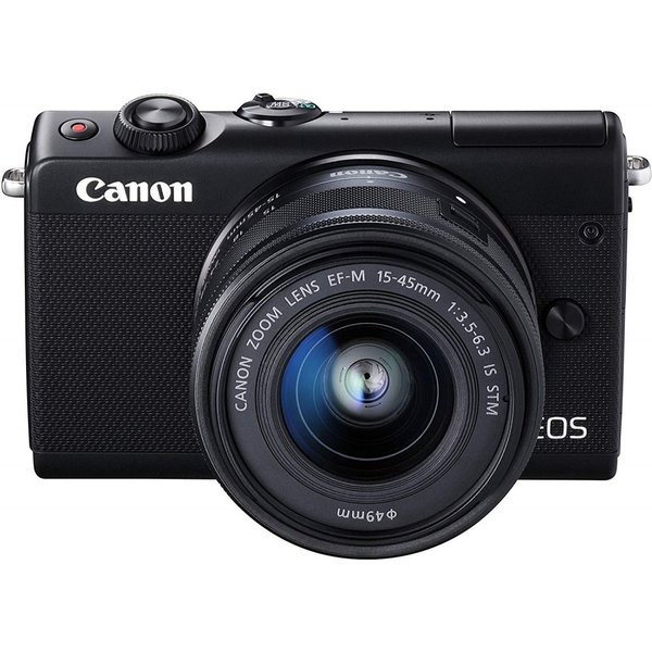 【中古】キヤノン Canon EOS M100 ブラック EF-M15-45 IS STM レンズキット ブラック EOSM100BK1545ISSTMLK カメラ 中古 人気 おすすめ 高画質