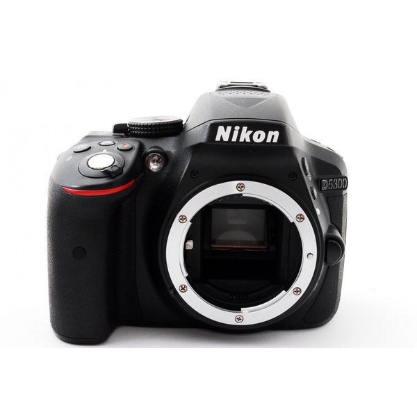 ニコン Nikon D5300 ダブルズームセット ブラック 美品 SDカード付き 