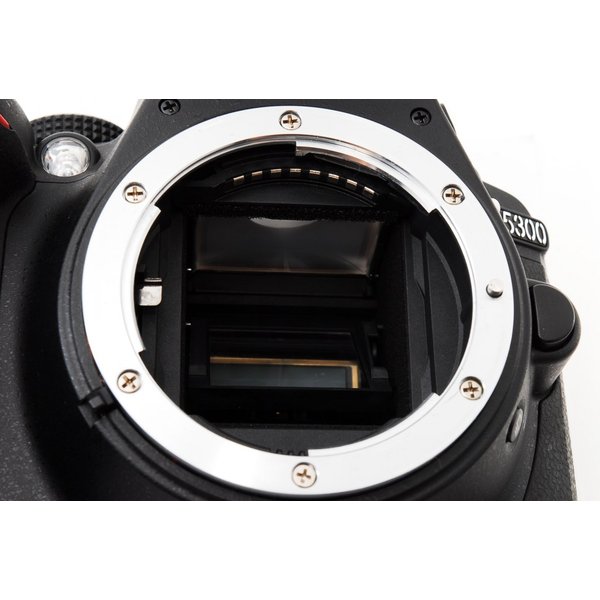ニコン Nikon D5300 ダブルズームセット ブラック 美品 SDカード付き 