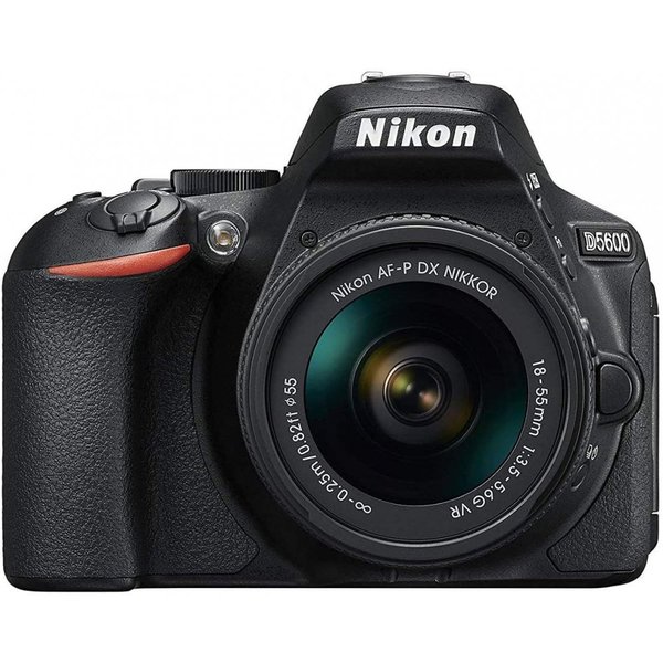 【中古】ニコン Nikon D5600 AF-P 黒いこと 18-55 VR 水晶体一揃いの道具 黒いこと D5600LKBK 写真機 中古 一般受け おすすめ 高画質