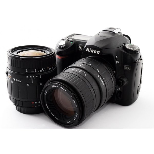 ジャンク品 Nikon D50 レンズ・メモリカード付き 楽天市場】【中古】ニコン Nikon D50 ブラック レンズキット SD