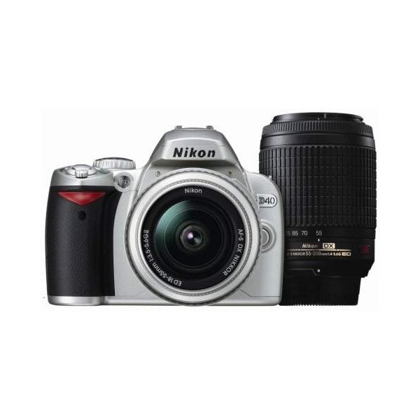 楽天市場】【中古】ニコン Nikon D40 ダブルズームセット