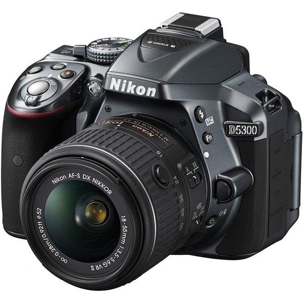 ニコン Nikon D5300 II VR 18-55mm SDカード付き レンズキット グレー