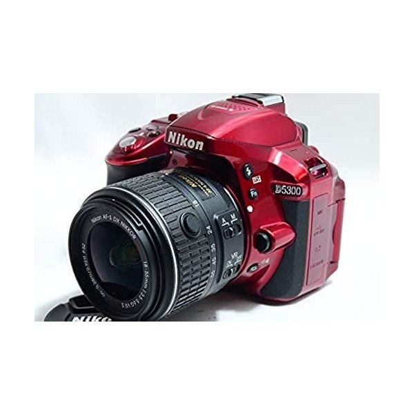 ニコン Nikon D5300 18-55mm VR II レンズキット レッド SDカード付き 直販本物 ※SDカード付き 一眼レフ D5300 【すぐ使える】ニコン デジタルカメラ