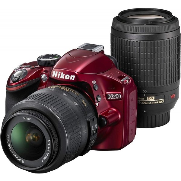 【中古】ニコン Nikon D3200 200粍ダブルズームキット 写真機 中古 一般受け おすすめ 高画質