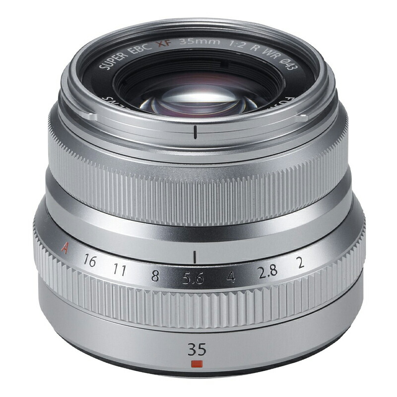 [新品]FUJIFILM フジフイルム 標準単焦点レンズ XF 35mm F2 R WR シルバー｜カメラの大林店