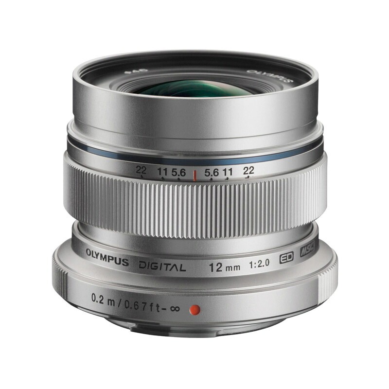 [新品]OLYMPUS オリンパス マイクロフォーサーズ用単焦点レンズ M.ZUIKO DIGITAL ED 12mm F2.0 シルバー｜カメラの大林店