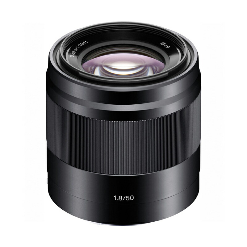 楽天市場】SONY ソニー 中望遠単焦点レンズ E 50mm F1.8 OSS ブラック SEL50F18-B ミラーレス一眼カメラ用：カメラ の大林楽天市場店