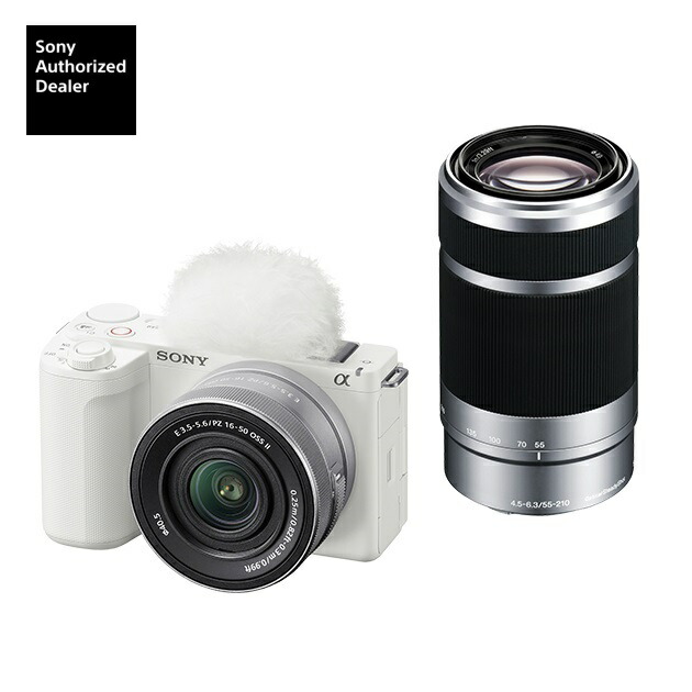 [新品]SONY ソニー VLOGCAM ZV-E10 II ダブルズームレンズキット ホワイト ZV-E10M2X W｜カメラの大林店