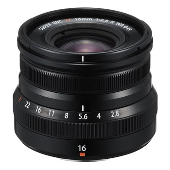 【新品】フジフイルム XF16mmF2.8 R WR ブラック【メーカー取寄せ品】【選べる5年間延長保証対象(別料金)】｜カメラのサイトウ