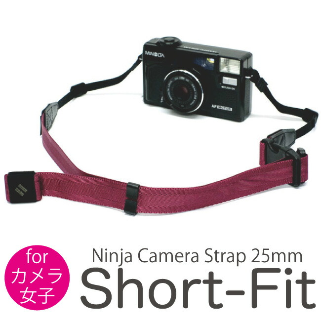 楽天市場 カメラ女子にオススメ 選べる10色 ニンジャカメラストラップ ショートタイプ Diagnl ダイアグナル Ninja Camera Strap 25mm Short Fitカメラストラップ ミラーレス コンデジ 斜めがけ かわいい Diagnlストア