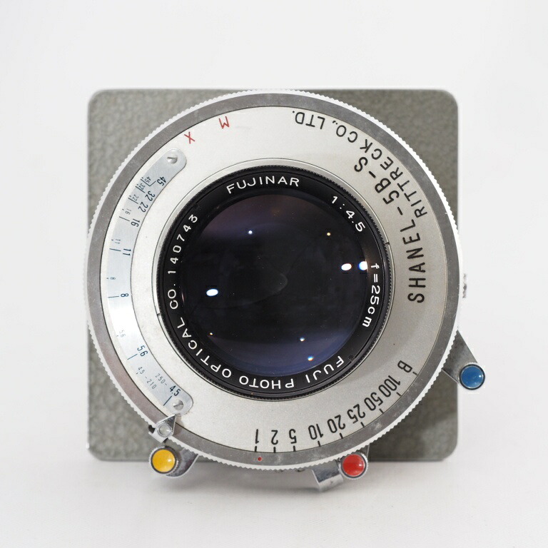 【楽天市場】FUJI FUJINAR 1:4.5/250 25cm SHANEL-5B-S 大判レンズ フジ 711363 現状品 ...