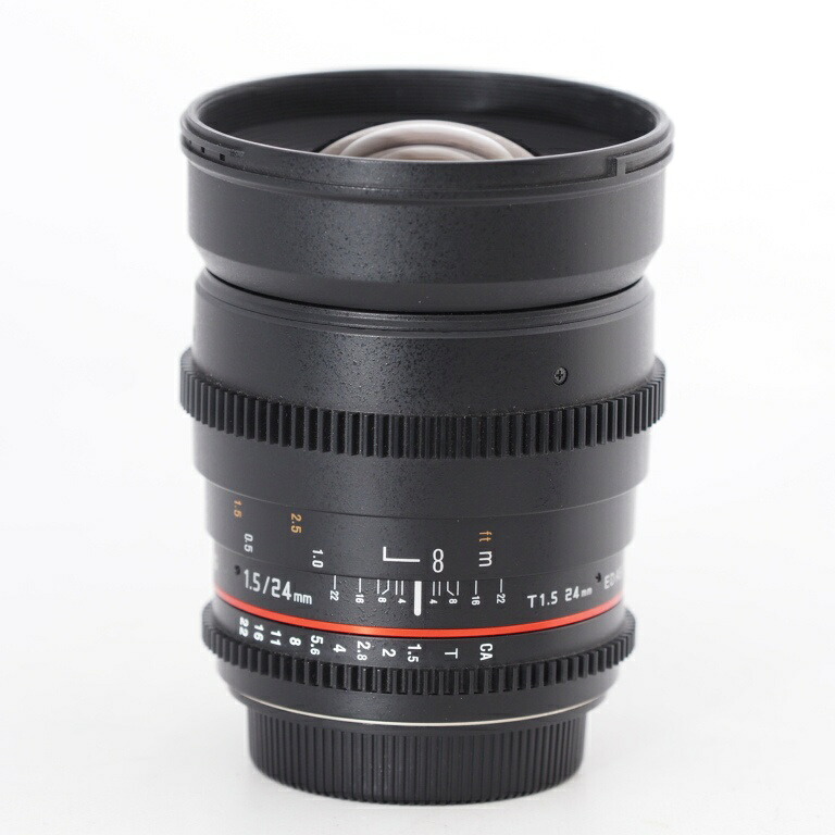 SAMYANG VDSLR 24粍 T1.5 キヤノン EF用 総締めヤン 映像用単興味の中心広角水晶体 活動写真映画化等 フルサイズ相応う #12973 TV・オーディオ・カメラ-カメラ用交換レンズ