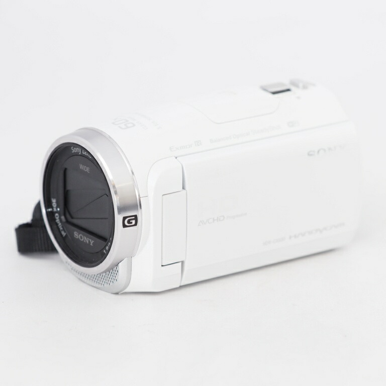 SONY HDR-CX680 ビデオカメラ 60倍ズーム ホワイト HDR-CX680 | デジタルビデオカメラ Handycam ハンディカム | ソニー