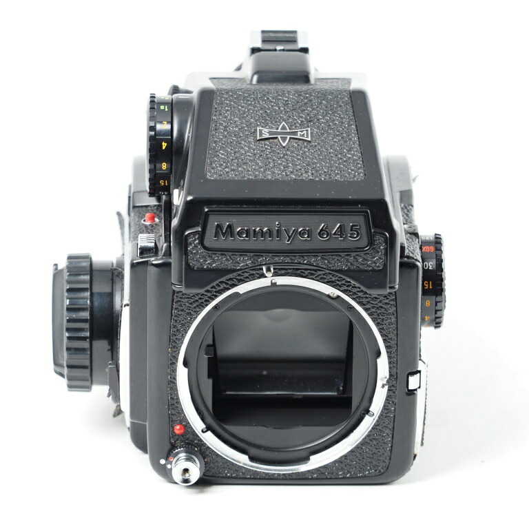 Mamiya マミヤ M645 (PD) 上半身 中判写真フィルム写真機 L型レフトハンドグリップ嘱する #14510