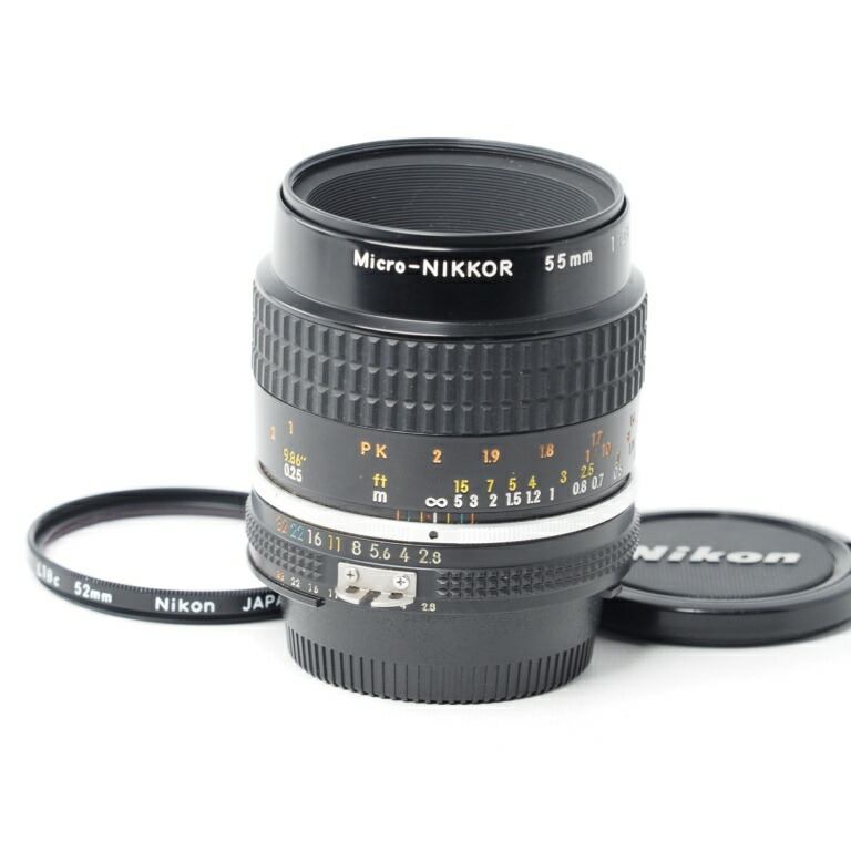Nikon ニコン Ai-s Micro-NIKKOR 55粍 F2.8 Fマウント MF水晶体 #15147
