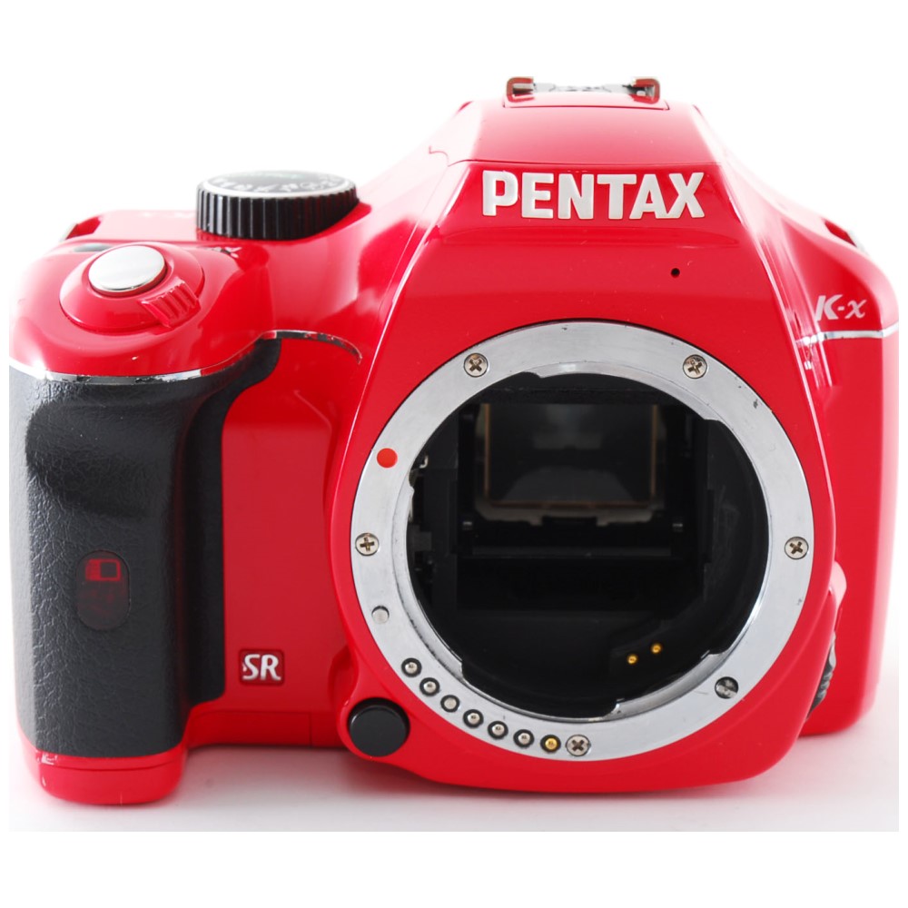 Pentax ペンタックス K X 18 55mm レンズキット レッド デジタル一眼レフ カメラ Wi Fi Sdカード付き 中古 Rvcconst Com