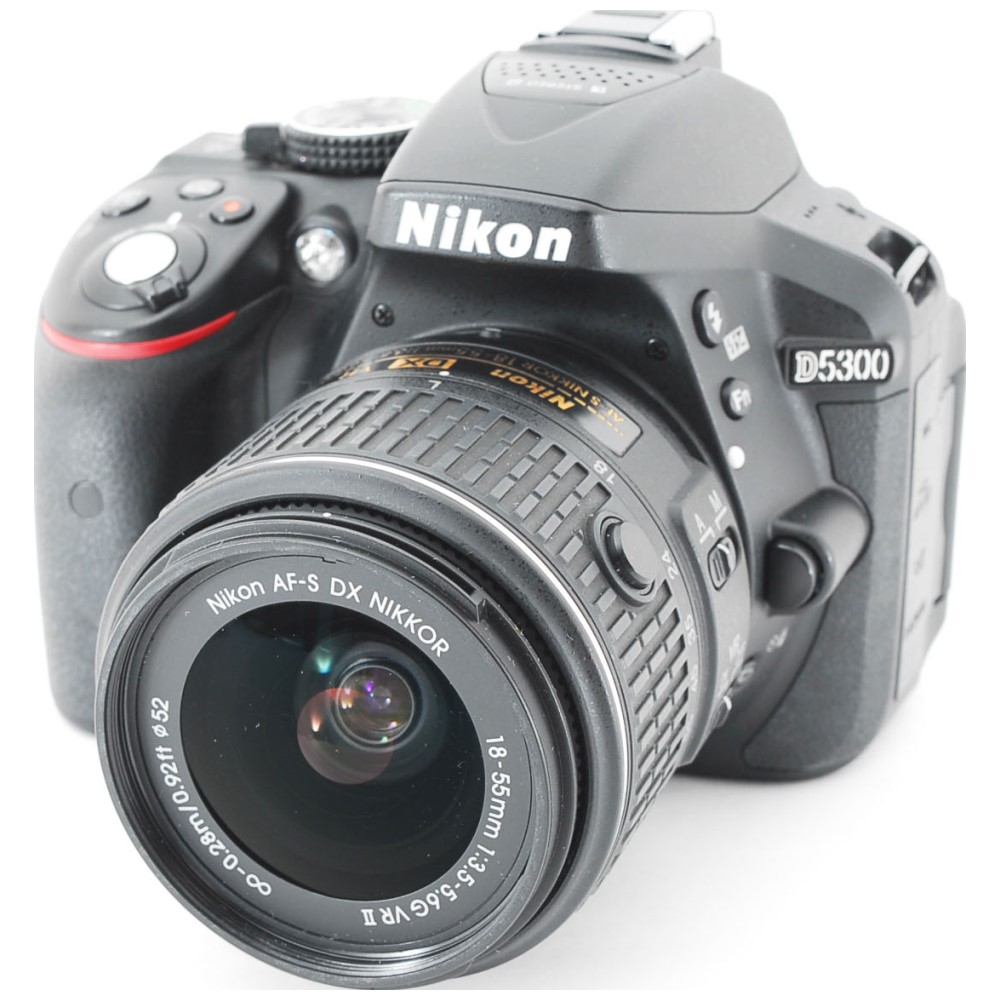 一番の贈り物 Nikon ニコン D5300 18-55mm レンズキット ブラック 一眼