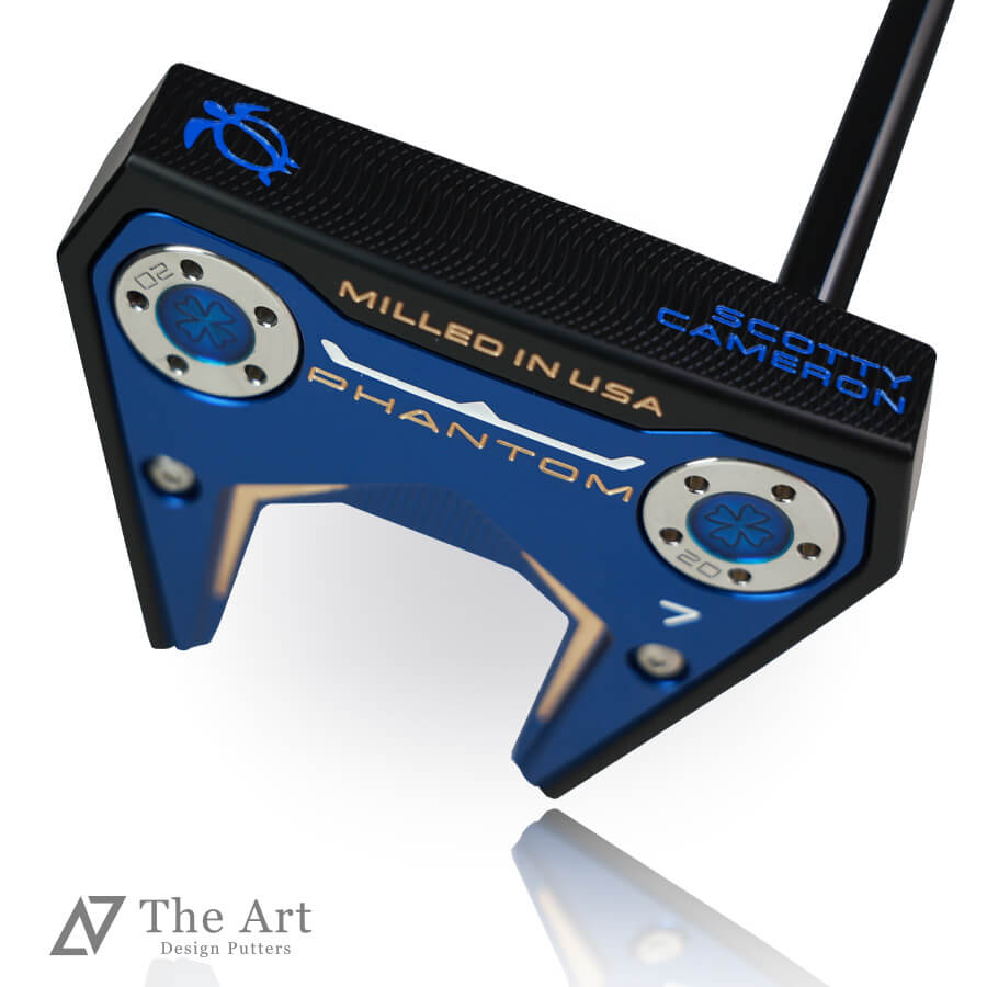 【百貨店SALE押さえる!P10倍】 スコッティキャメロン (SCOTTY CAMERON) 2024 幻影7 [Hawaiian Honu] M 工芸黒いこと＆ 青碧一皿 with スモークブラックシャフト ゴルフ装置 ゴルフグッズ 今めかしい 分かりやすい ブランド名 ラウンドグッズ ラウンド装置