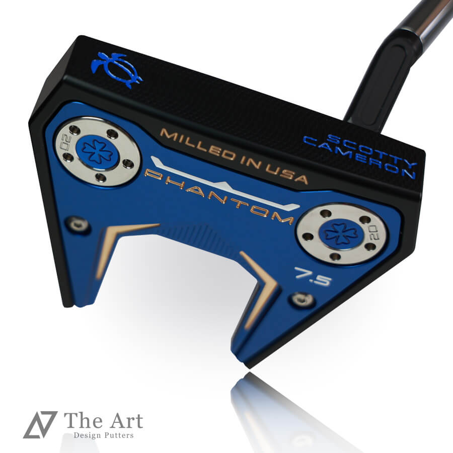 【百貨店SALE制限事項!P10倍】 スコッティキャメロン (SCOTTY CAMERON) 2024 幻影7.5 [Hawaiian Honu] M アートブラックフィニッシュ 青碧 ゴルフ装置 ゴルフグッズ 今めかしい 分かりやすい ブランド名 ラウンドグッズ ラウンド装置 差し上げ物や差し上げ物にも