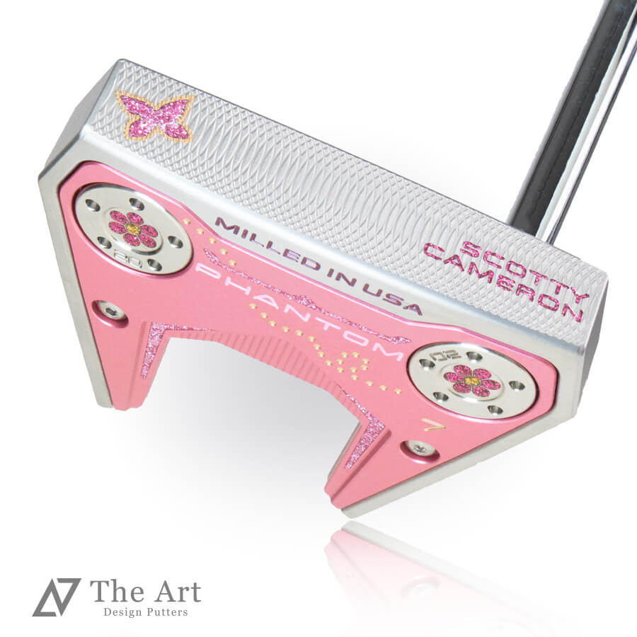 【百貨店SALE押さえる!P10倍】 スコッティキャメロン (SCOTTY CAMERON) 2024 幻影7 [PAPILLON（パピヨン）] ベイビーピンク PINK DECO ゴルフ装置 ゴルフグッズ 今めかしい 分かりやすい ブランド名 ラウンドグッズ ラウンド装置 差し上げ物や差し上げ物にも