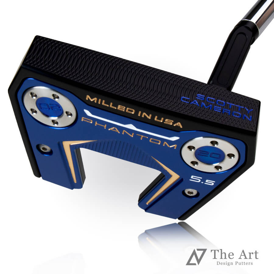 【百貨店SALE押さえる!P10倍】 スコッティキャメロン (SCOTTY CAMERON) 2024 気違いトム続きもの 幻影5.5 Black \u0026 メタリック Blue 続きもの ゴルフ装置 ゴルフグッズ 今めかしい 分かりやすい ブランド名 ラウンドグッズ ラウンド装置 差し上げ物や差し上げ物にも