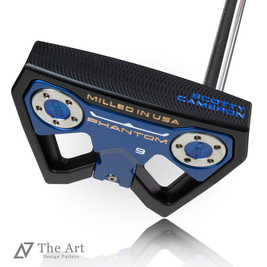 【百貨店SALE押さえる!P10倍】 スコッティキャメロン (SCOTTY CAMERON) 2024 気違いトム続きもの 幻影9 Black \u0026 メタリック Blue 続きもの ゴルフ装置 ゴルフグッズ 今めかしい 分かりやすい ブランド名 ラウンドグッズ ラウンド装置 差し上げ物や差し上げ物にも