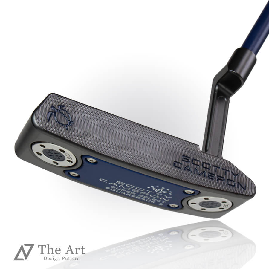 【百貨店SALE押さえる!P10倍】 【大売り出し】スコッティキャメロン (SCOTTY CAMERON) 2023 百貨店選りわける 真四角うしろ側2 [Hawaiian Honu] M グロス黒いこと 引っ敷き青碧 ゴルフ装置 ゴルフグッズ 今めかしい 分かりやすい ブランド名 ラウンドグッズ ラウンド装置