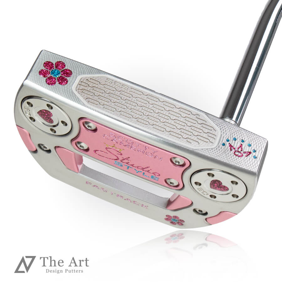 スコッティキャメロン (SCOTTY CAMERON) 2025 スタジオスタイル ファストバック [Daisy Daisy] ver.S+ ピンクラメ ゴルフ用品 ゴルフグッズ おしゃれ シンプル ブランド ラウンドグッズ ラウンド用品 プレゼントやギフトにも