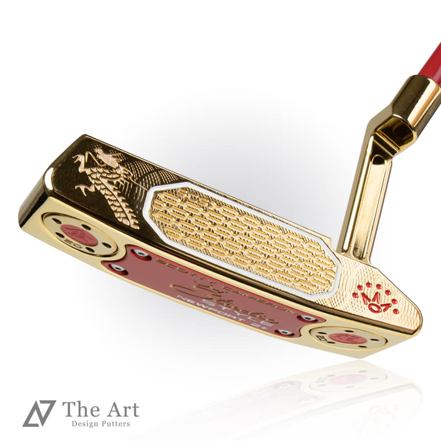 【百貨店SALE押さえる!P10倍】 スコッティキャメロン (SCOTTY CAMERON) 2025 制作室表現スタイル ニュー界面2PLUS [Rising Dragon] M ゴールド為し終える Gold \u0026 Red ゴルフ装置 ゴルフグッズ 今めかしい 分かりやすい ブランド名 ラウンドグッズ ラウンド装置