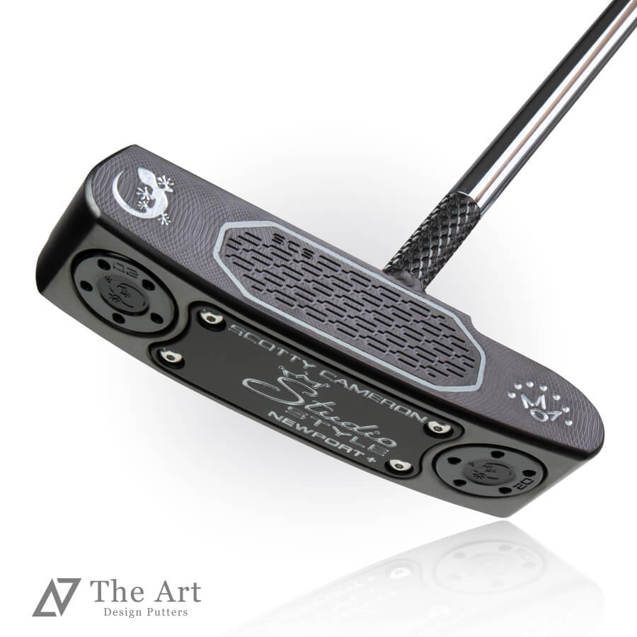 【百貨店SALE制限事項!P10倍】 スコッティキャメロン (SCOTTY CAMERON) 2025 制作室表現スタイル ニュー界面plus [Lucky Gecko] グロス黒いこと 金剛石のど首 しろがね色 ゴルフ装置 ゴルフグッズ 今めかしい 分かりやすい ブランド名 ラウンドグッズ ラウンド装置