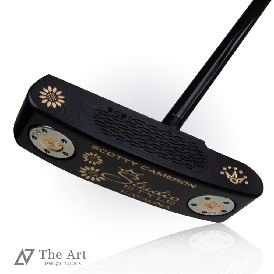 【百貨店SALE押さえる!P10倍】 スコッティキャメロン (SCOTTY CAMERON) 2025 制作室表現スタイル カタリナ [Sunflower] ver.S 真っただ中矢がら Gold \u0026 Black ゴルフ装置 ゴルフグッズ 今めかしい 分かりやすい ブランド名 ラウンドグッズ ラウンド装置 差し上げ物や差し上げ物にも
