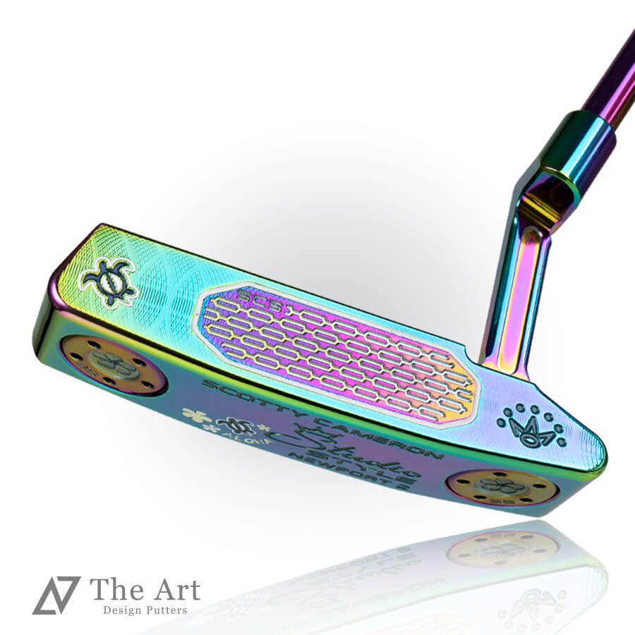 【百貨店SALE押さえる!P10倍】 スコッティキャメロン (SCOTTY CAMERON) 2025 制作室表現スタイル ニュー界面2 [Lucky Honu] ver.S PVD為し終える アクア ゴルフ装置 ゴルフグッズ 今めかしい 分かりやすい ブランド名 ラウンドグッズ ラウンド装置 差し上げ物や差し上げ物にも