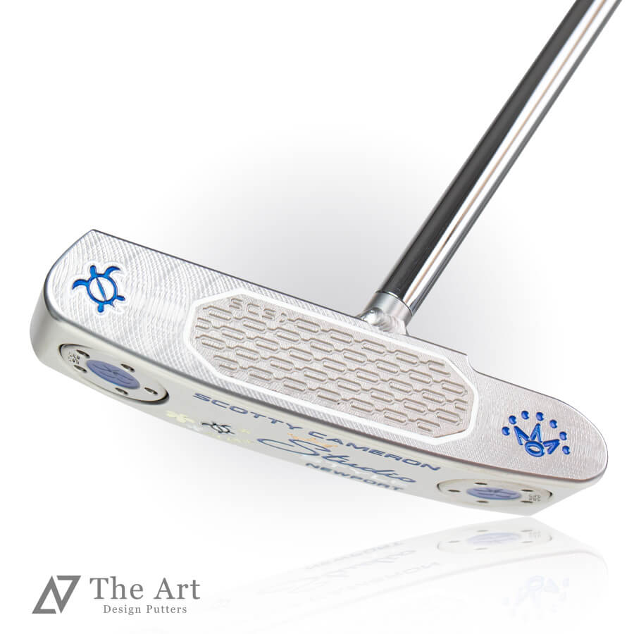 【百貨店SALE押さえる!P10倍】 スコッティキャメロン (SCOTTY CAMERON) 2025 制作室表現スタイル ニュー界面 [Lucky Honu] ver.S 真っただ中矢がら せつ然たる青碧 ゴルフ装置 ゴルフグッズ 今めかしい 分かりやすい ブランド名 ラウンドグッズ ラウンド装置 差し上げ物や差し上げ物にも
