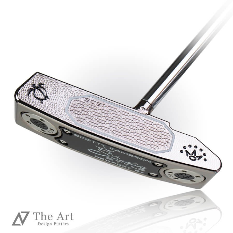スコッティキャメロン (SCOTTY CAMERON) 2025 スタジオスタイル ニューポート2PLUS [Hawaiian Honu] M センターシャフト プラチナブラック ゴルフ用品 ゴルフグッズ おしゃれ シンプル ブランド ラウンドグッズ ラウンド用品 プレゼントやギフトにも