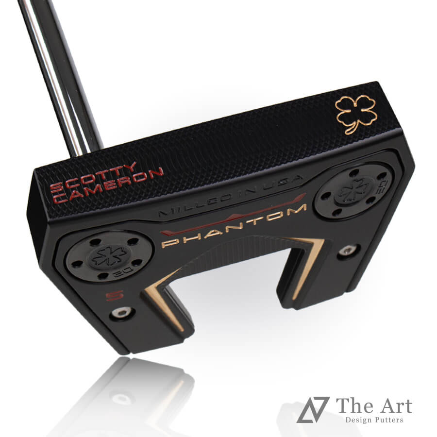 【百貨店SALE制限事項!P10倍】 スコッティキャメロン (SCOTTY CAMERON) 2024 愛読者トムつづき物 幻影5 [Lucky Clover] M+ 芸術黒いこと 一眼レフ紅茶 ゴルフ装置 ゴルフグッズ 今めかしい 分かりやすい ブランド名 ラウンドグッズ ラウンド装置 差し上げ物や差し上げ物にも