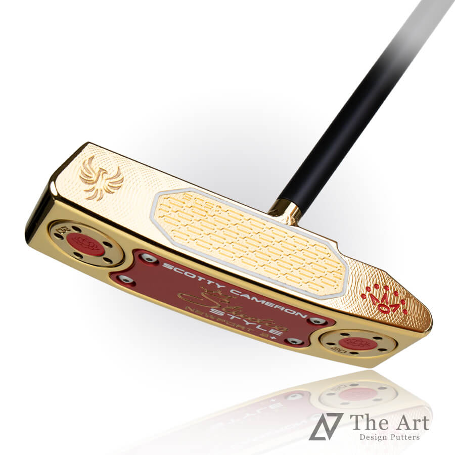 【百貨店SALE押さえる!P10倍】 スコッティキャメロン (SCOTTY CAMERON) 2025 制作室表現スタイル ニュー界面2PLUS [Phoenix] M 真っただ中矢がら ゴールド為し終える ゴルフ装置 ゴルフグッズ 今めかしい 分かりやすい ブランド名 ラウンドグッズ ラウンド装置