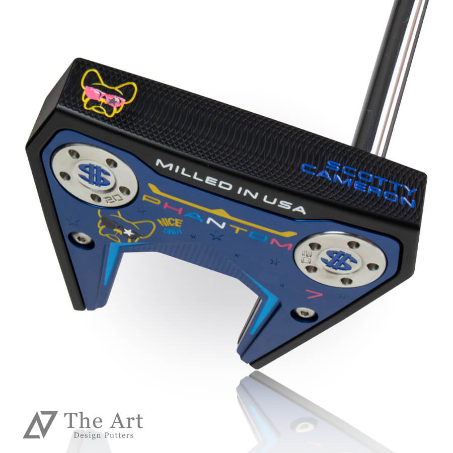 【百貨店SALE制限事項!P10倍】 スコッティキャメロン (SCOTTY CAMERON) 2024 幻影7 [Mr.Bulldog] ver.S アートブラックフィニッシュ 青碧 ゴルフ装置 ゴルフグッズ 今めかしい 分かりやすい ブランド名 ラウンドグッズ ラウンド装置 差し上げ物や差し上げ物にも