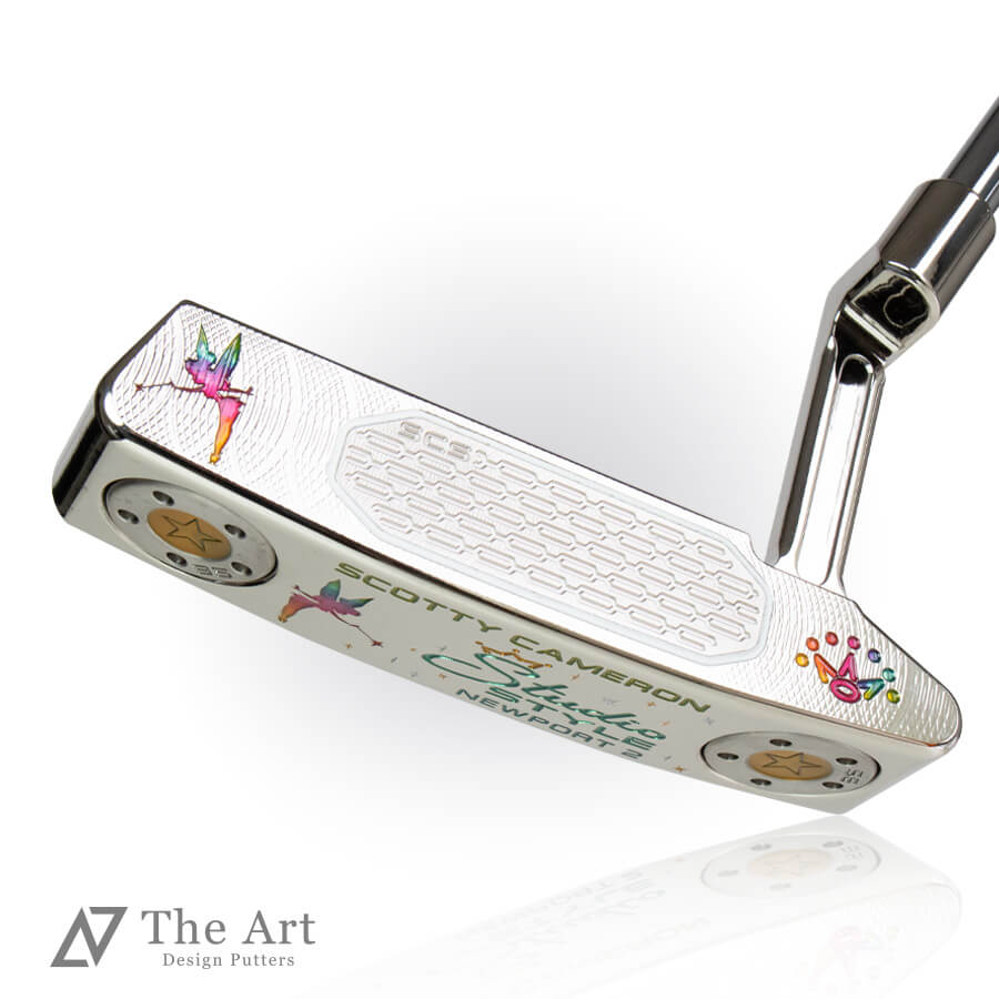 スコッティキャメロン (SCOTTY CAMERON) 2025 スタジオスタイル ニューポート2 [フェアリーベル] ver.S プラチナシャイン グラデーション ゴルフ用品 ゴルフグッズ おしゃれ シンプル ブランド ラウンドグッズ ラウンド用品 プレゼントやギフトにも