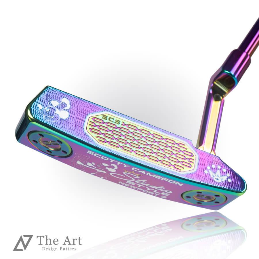 【お買い物マラソン限定！!P10倍】 スコッティキャメロン (SCOTTY CAMERON) 2025 スタジオスタイル ニューポート2 [Steamboat Willie] M PVDフィニッシュ ホワイト ゴルフ用品 ゴルフグッズ おしゃれ シンプル ブランド ラウンドグッズ ラウンド用品 プレゼントやギフトにも｜キャメロン専門店　Himawari