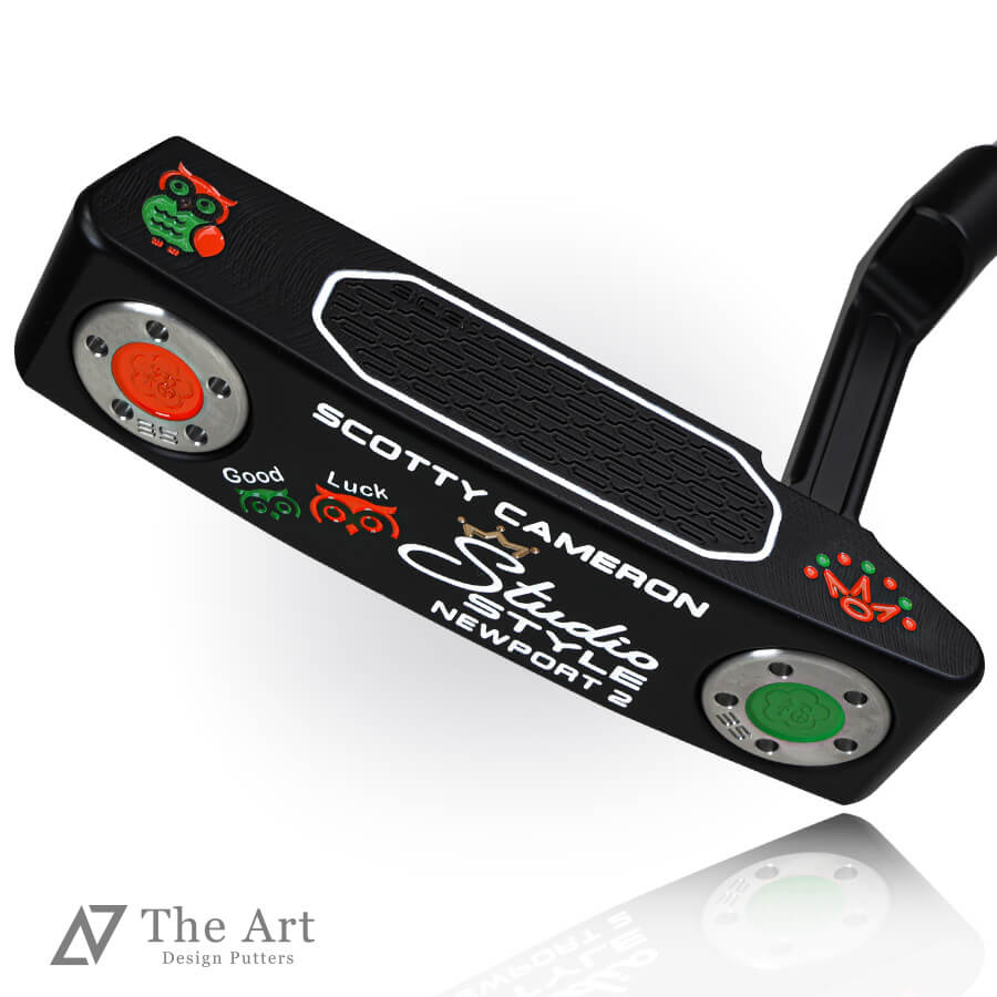 【百貨店SALE押さえる!P10倍】 スコッティキャメロン (SCOTTY CAMERON) 2025 制作室表現スタイル ニュー界面2 [Lucky Owl] ver.S アートブラックフィニッシュ ソリッドオレンジ ゴルフ装置 ゴルフグッズ 今めかしい 分かりやすい ブランド名 ラウンドグッズ ラウンド装置