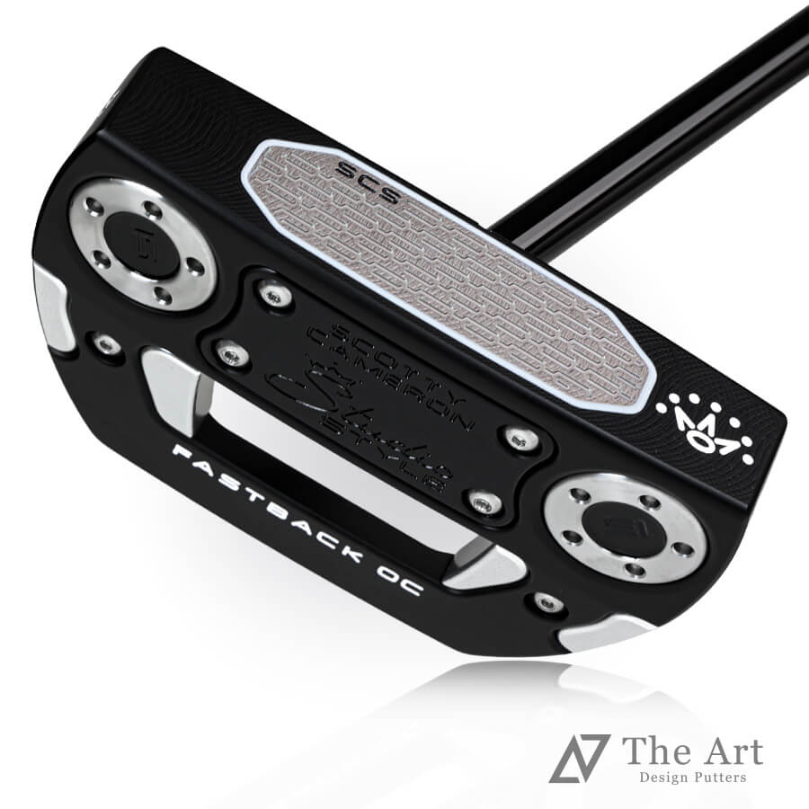 【百貨店SALE押さえる!P10倍】 スコッティキャメロン (SCOTTY CAMERON) 2025 制作室表現スタイル ファストバックOC 工芸黒いこと Black \u0026 Silver ゴルフ装置 ゴルフグッズ 今めかしい 分かりやすい ブランド名 ラウンドグッズ ラウンド装置 差し上げ物や差し上げ物にも