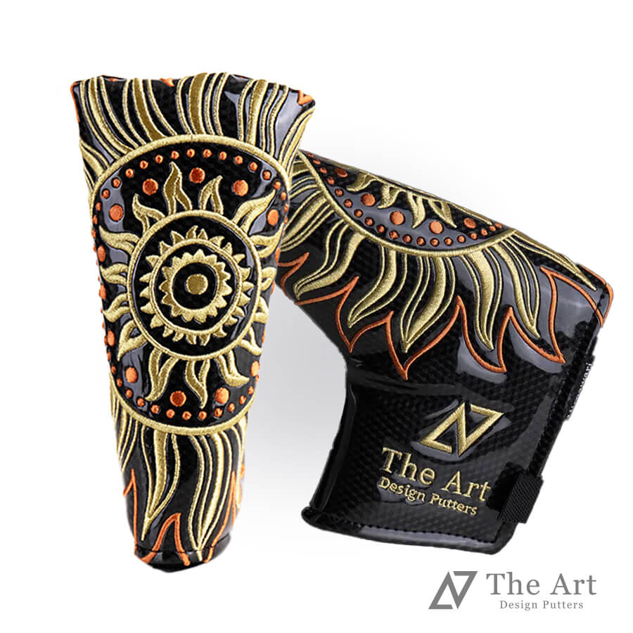 Himawari オリジナル ヘッドカバー [エル・ドラード ゴールド] The Art Design Putters [スタンダード] スコッティキャメロン専門店 Himawari ゴルフ用品 ゴルフグッズ おしゃれ シンプル ブランド ラウンドグッズ ラウンド用品 プレゼントやギフトにも ゴルフ グッズ