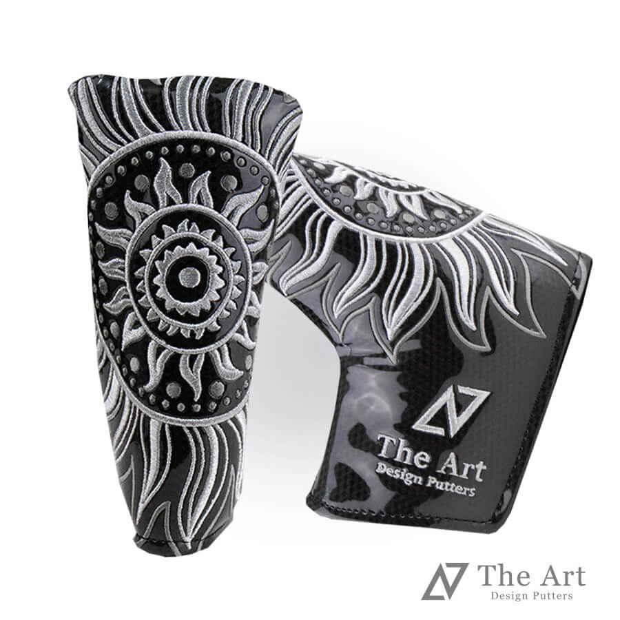 【お買い物マラソン限定！!P10倍】 Himawari オリジナル ヘッドカバー [エル・ドラード シルバー] The Art Design Putters [スタンダード] スコッティキャメロン専門店 Himawari ゴルフ用品 ゴルフグッズ おしゃれ シンプル ブランド ラウンドグッズ ラウンド用品｜キャメロン専門店　Himawari