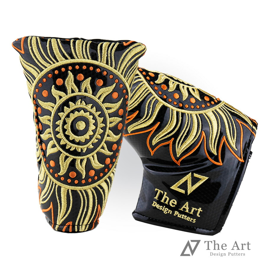 Himawari オリジナル ヘッドカバー [エル・ドラード ゴールド] The Art Design Putters [ミッドマレット] スコッティキャメロン専門店 Himawari ゴルフ用品 ゴルフグッズ おしゃれ シンプル ブランド ラウンドグッズ ラウンド用品 プレゼントやギフトにも ゴルフ グッズ