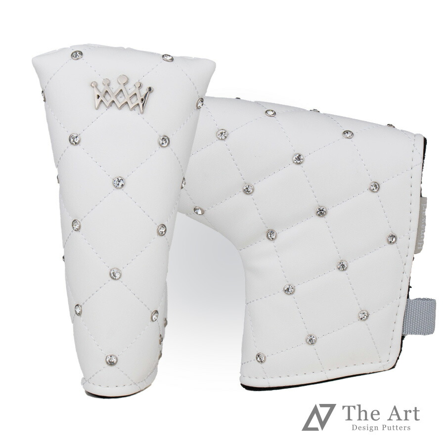 【お買い物マラソン限定！!P10倍】 [Tiara] ホワイト The Art Design Putters [スタンダード] Himawari オリジナル ヘッドカバー スコッティキャメロン専門店 Himawari ゴルフ用品 ゴルフグッズ おしゃれ シンプル ブランド ラウンドグッズ ラウンド用品｜キャメロン専門店　Himawari