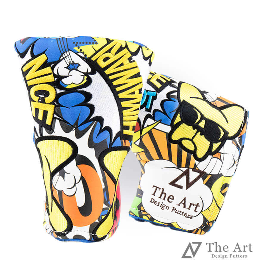 [Mr.Bulldog] マルチカラー [マレット] Himawari オリジナル ヘッドカバー スコッティキャメロン専門店 Himawari ゴルフ用品 ゴルフグッズ おしゃれ シンプル ブランド ラウンドグッズ ラウンド用品 プレゼントやギフトにも ゴルフ グッズ