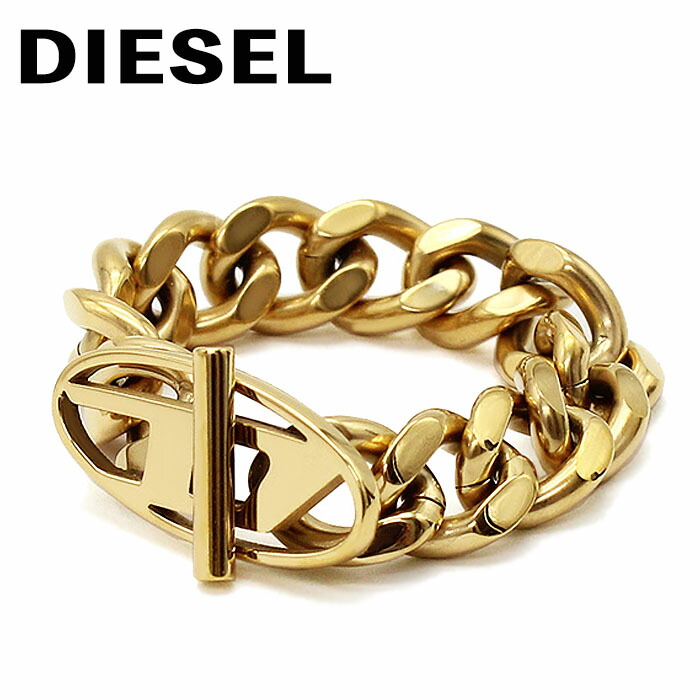 DIESEL ディーゼル 輪っか メンズ 添え物 ロゴタイプ 指環 チェーン店 ステンレス鋼 ゴールド 10.5号 ブランド名 Men\u0027s ring 生まれ落ちる日 差し上げ物 差し上げ物 成年者 卒 はいり込む DX1568710-5
