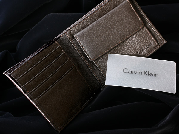 【楽天市場】カルバンクライン 財布 メンズ 二つ折財布 レザー 本革 ブランド ブラウン【YDKG-k】【ky】：CAMERON